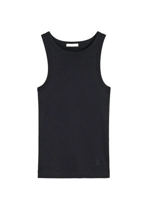 By Malene Birger Mani logo-embroidered tank top - Black
