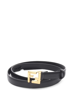 Fendi Pre-Owned 20s FF logo belt - Black