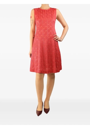 Missoni Pre-Owned A-line lurex mini dress - Red