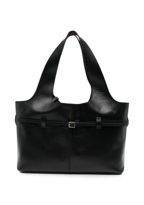 Manu Atelier buckled leather shoulder bag - Black