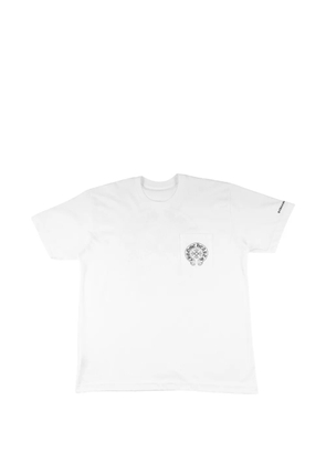 Chrome Hearts Horseshoe logo-print pocket T-shirt - White