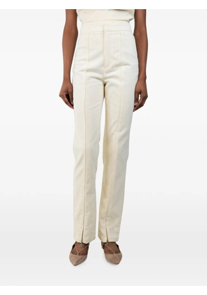 ROTATE BIRGER CHRISTENSEN straight-leg corduroy trousers - White