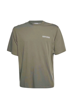 COUNTY OF MILAN Tempera Cross T-shirt - Green