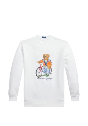 Polo Ralph Lauren graphic-print sweatshirt - White