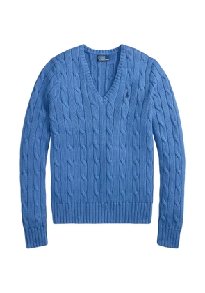 Polo Ralph Lauren V-neck cotton sweater - Blue