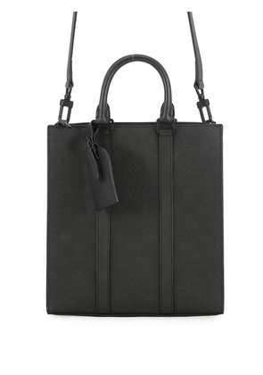 Louis Vuitton Pre-Owned 2021-2022 Monogram Taurillon Sac Plat Cross satchel - Black