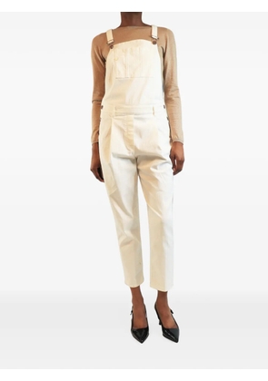 Brunello Cucinelli Vintage straight-leg jumpsuit - Neutrals