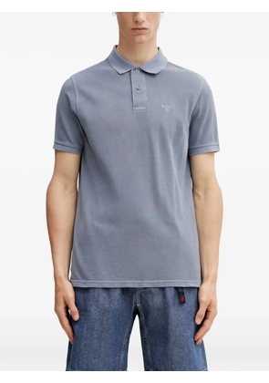 Barbour logo-embroidered polo shirt - Blue