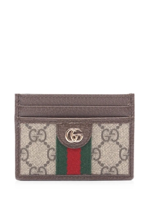 Gucci Pre-Owned 2020s Ophidia GG Supreme card case - Neutrals
