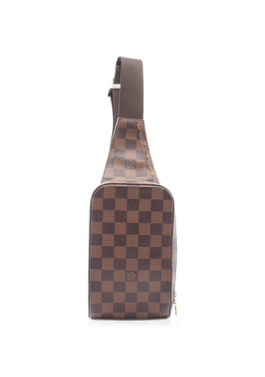 Louis Vuitton Pre-Owned 2010 Geronimos Damier Ebene belt bag - Brown