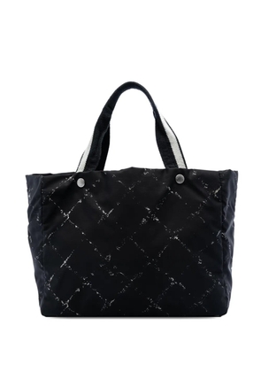 CHANEL Pre-Owned 2000-2002 Old Travel Line Nylon tote bag - Black