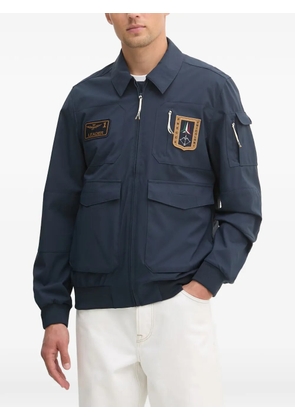 Aeronautica Militare logo-patch military jacket - Blue