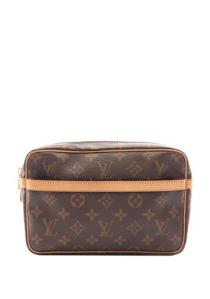 Louis Vuitton Pre-Owned 1991 Monogram Compiegne clutch bag - Brown