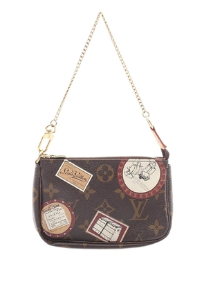 Louis Vuitton Pre-Owned 2009 Monogram Patch Mini Pochette Accessoires handbag - Brown