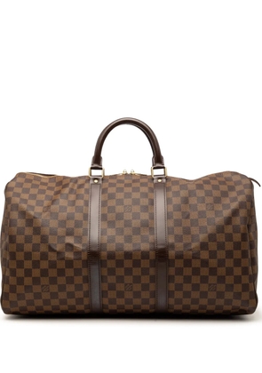 Louis Vuitton Pre-Owned 2007 Damier Ebene Keepall 50 travel bag - Brown
