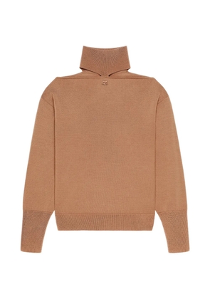 Courrèges merino-wool sweater - Neutrals