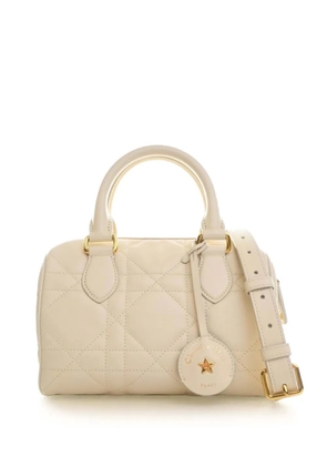 Christian Dior Pre-Owned 2024 Calfskin Macrocannage Groove 20 satchel - White