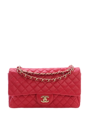 CHANEL Pre-Owned 2009-2010 Medium Classic Lambskin Single Flap shoulder bag - Pink