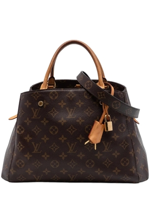 Louis Vuitton Pre-Owned 2017 Monogram Montaigne MM satchel - Brown