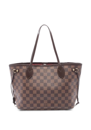 Louis Vuitton Pre-Owned 2008 PM Neverfull Damier ebene tote bag - Brown