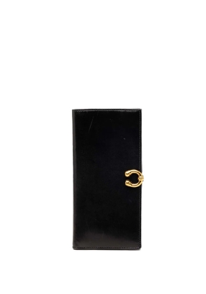 Gucci Pre-Owned 2000-2015 Calfskin Horseshoe Wallet long wallets - Black