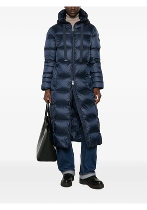 SERGIO MORETTI FIRENZE quilted hooded coat - Blue