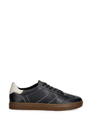 VAGABOND Cody contrast-stitch leather sneakers - Black
