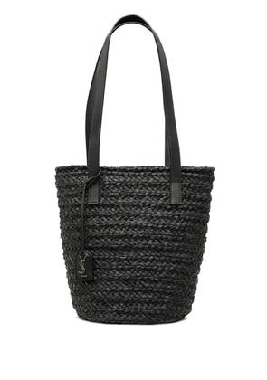 Saint Laurent Pre-Owned 2013-2026 Small Raffia Panier tote bag - Black