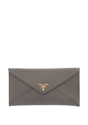 Prada Pre-Owned 2013-2026 Saffiano Envelope clutch bag - Grey