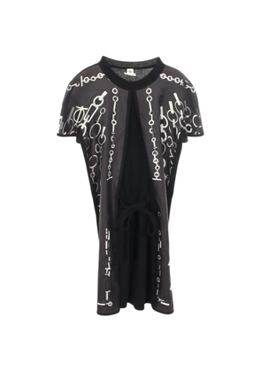Hermès Pre-Owned 2010s Do Re Boucles mini dress - Black