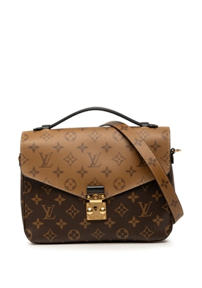 Louis Vuitton Pre-Owned 2019 Monogram Reverse Pochette Metis satchel - Brown