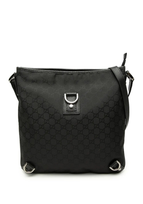 Gucci Pre-Owned 2000-2015 GG Nylon Abbey D Ring crossbody bag - Black