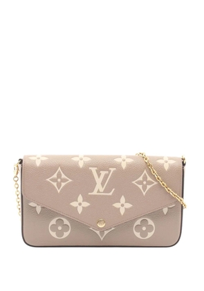 Louis Vuitton Pre-Owned 2021-2026 Bicolor Monogram Empreinte Pochette Felicie crossbody bag - Neutrals