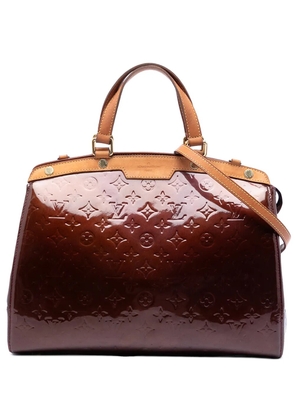 Louis Vuitton Pre-Owned 2021-2026 Monogram Vernis Brea GM satchel - Red