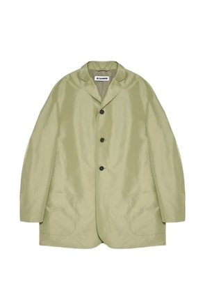 Jil Sander notched-lapel single-breasted jacket - Green