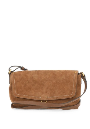 GIANNI CHIARINI Eugenia suede shoulder bag - Brown