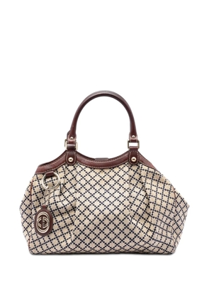 Gucci Pre-Owned 2016-2026 Medium Diamante Canvas Sukey tote bag - Neutrals