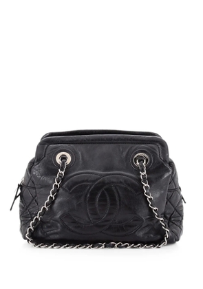 CHANEL Pre-Owned CC Frame Calfskin Large tote bag - Black