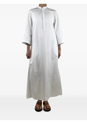 Matteau side-slit maxi dress - White