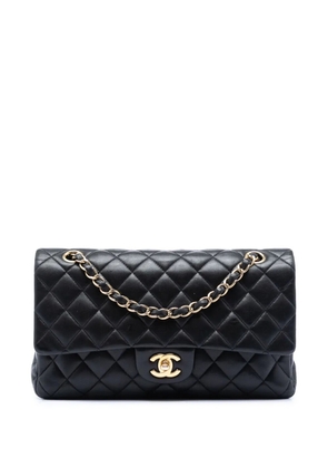 CHANEL Pre-Owned 2009-2010 Medium Classic Lambskin Double Flap shoulder bag - Black