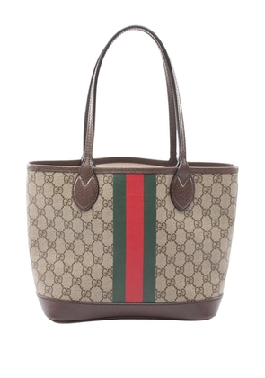 Gucci Pre-Owned 2016-2026 Small GG Supreme Ophidia Shopping tote bag - Neutrals