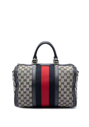 Gucci Pre-Owned 2016-2026 Medium GG Canvas Web Joy Boston Bag satchel - Neutrals