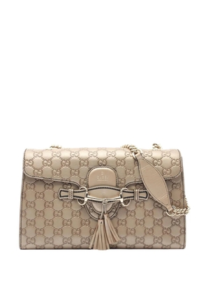 Gucci Pre-Owned 2016-2026 Guccissima Emily shoulder bag - Gold