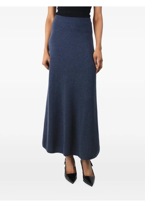 Lisa Yang ribbed-waistband maxi skirt - Blue