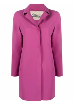 Herno First Act single-breasted coat - Purple
