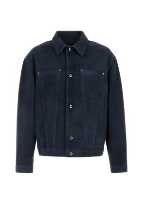 Santoro suede jacket - Blue