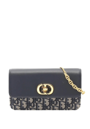 Christian Dior Pre-Owned 2010-2026 Oblique Miss Caro Wallet on Chain crossbody bag - Blue