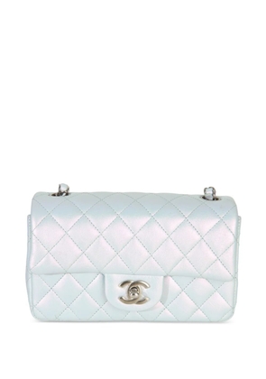 CHANEL Pre-Owned 2021-2025 mini Flap shoulder bag - Blue