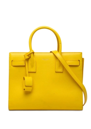 Saint Laurent Pre-Owned 2015 Baby Leather Sac De Jour satchel - Yellow