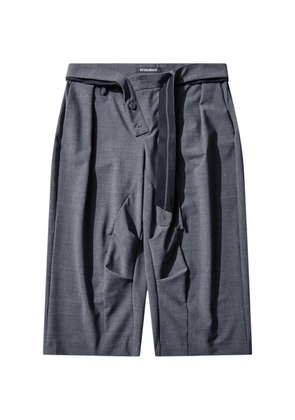Ottolinger asymmetric strapped shorts - Grey